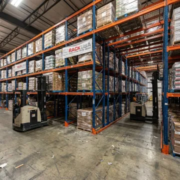 Drive-In and Drive-Through Pallet Racking System