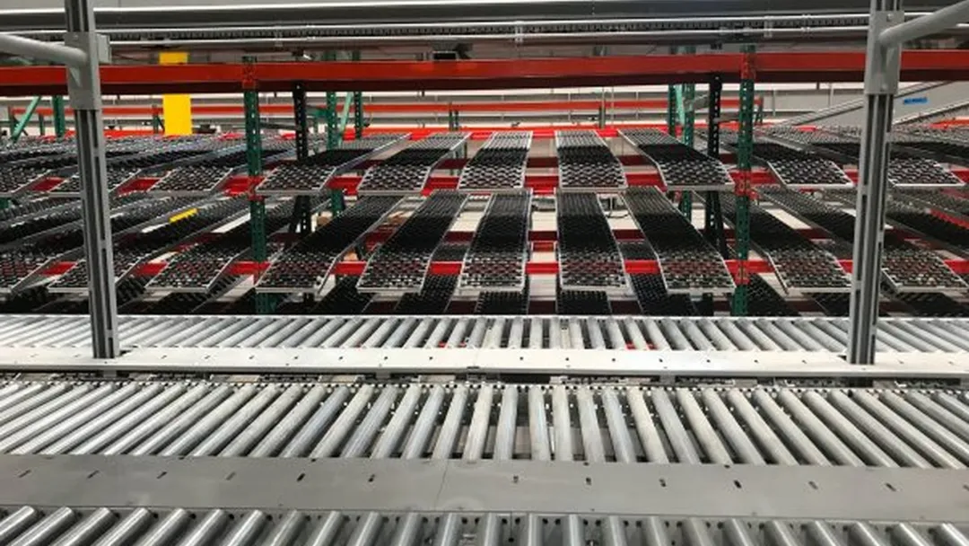 RackUSA Matador automated pallet shuttle system in high bay racking