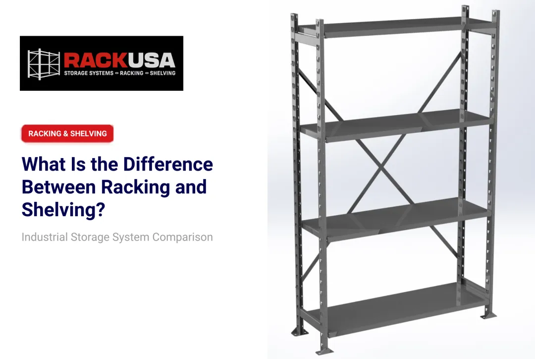 What Is the Difference Between Racking and Shelving?