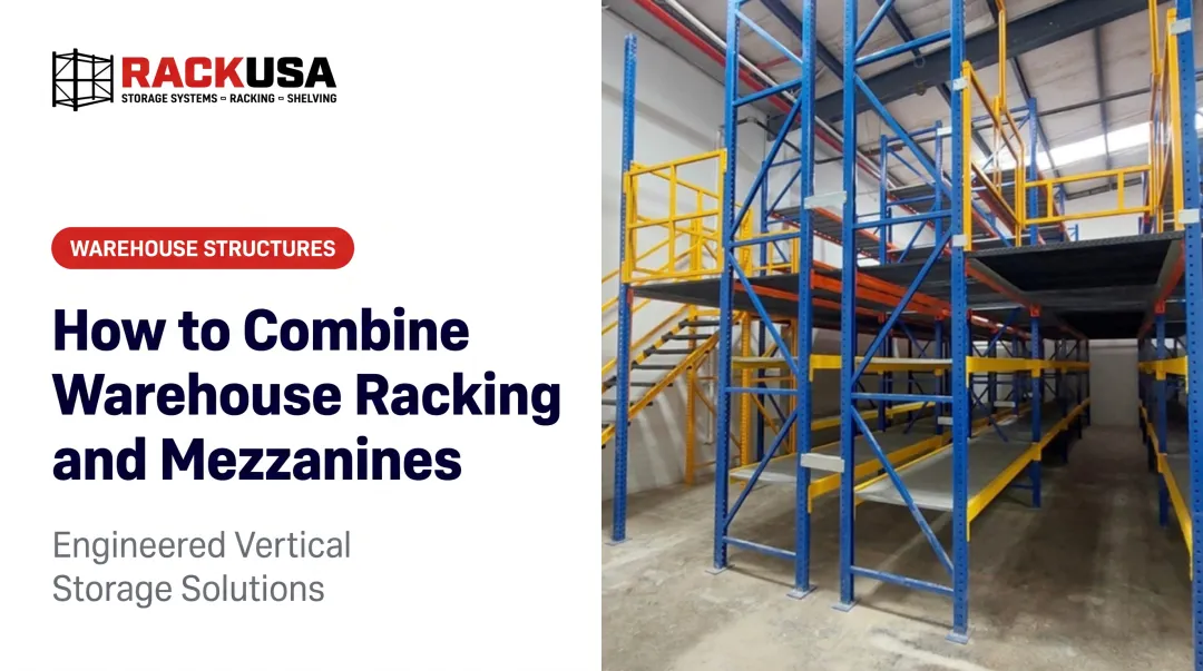 How to Combine Warehouse Racking and Mezzanines