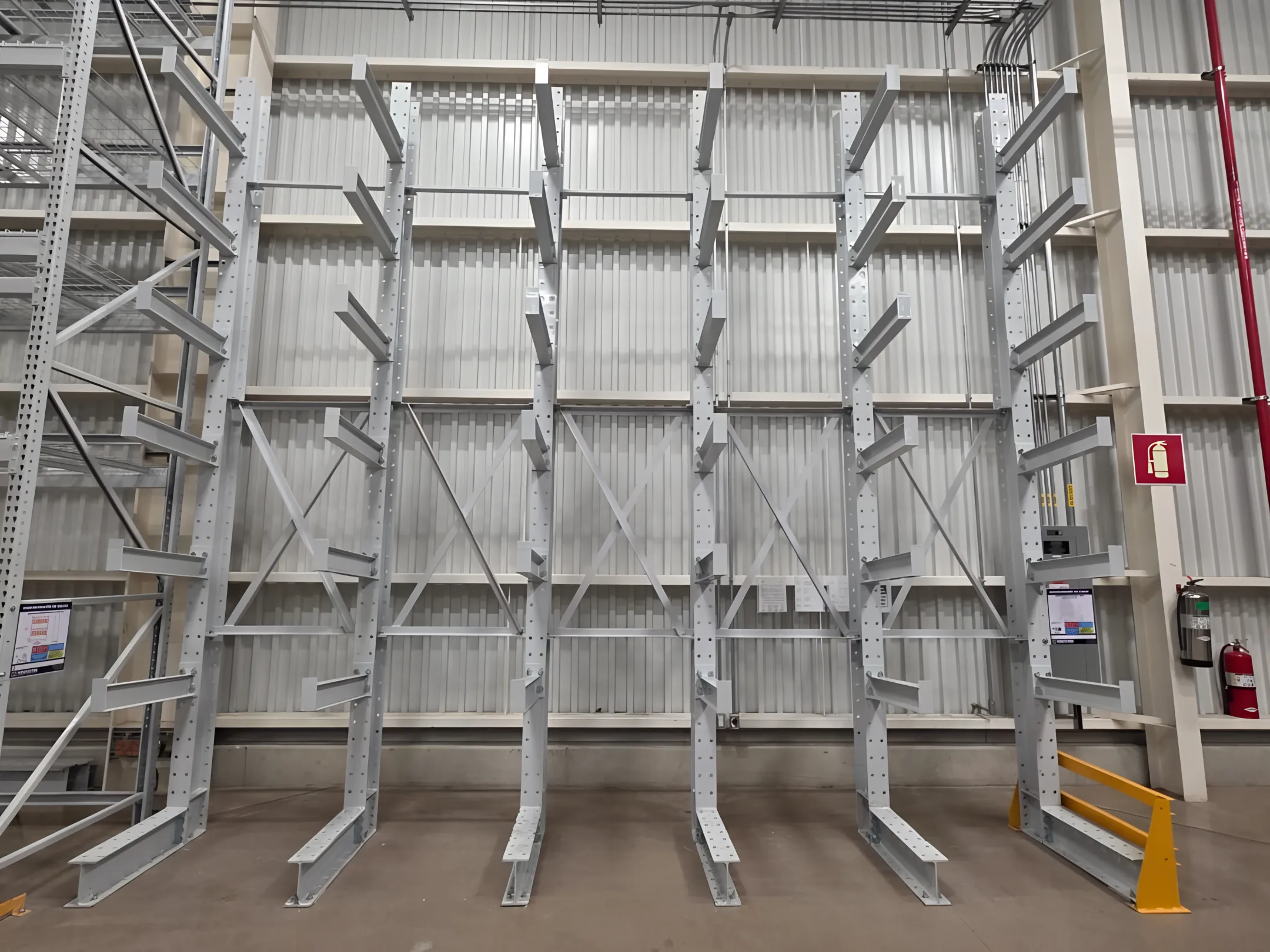 Distribution and warehousing pipe storage