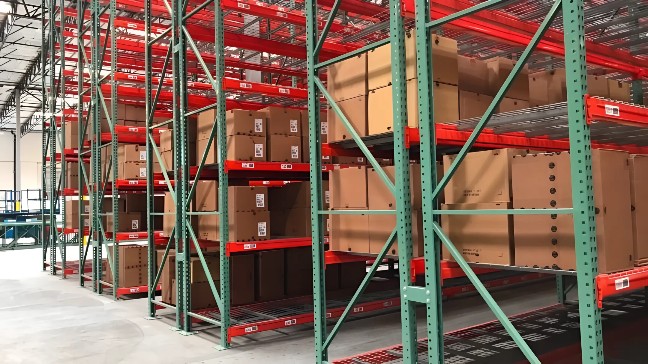 Manufacturing industrial shelving