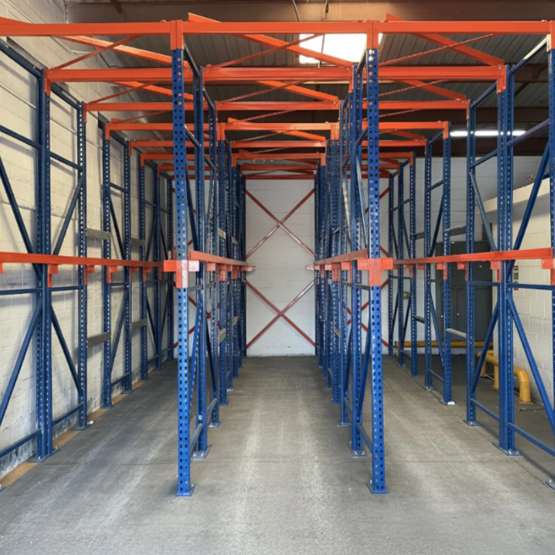 Drive-In and Drive-Through Pallet Racking System