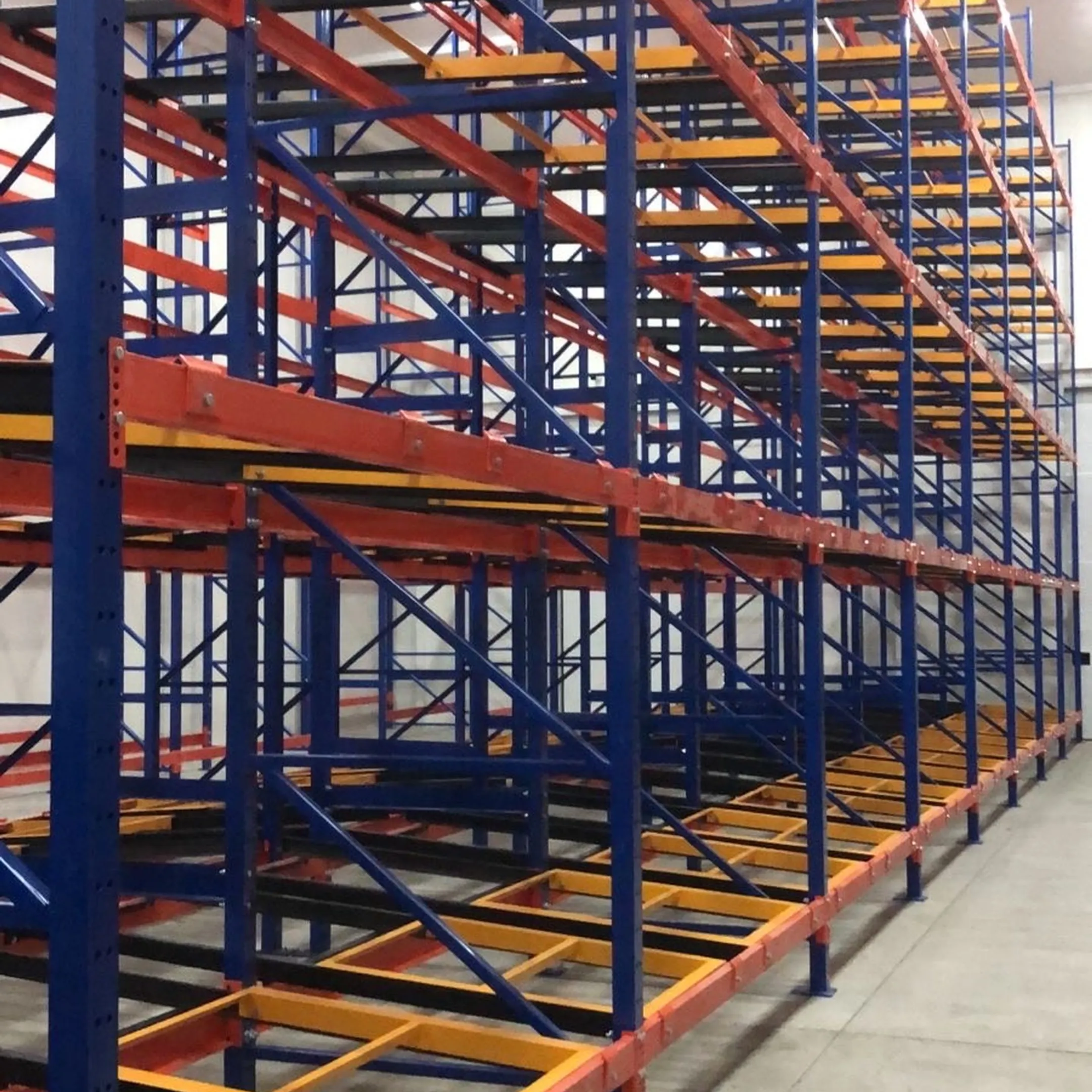 Push-Back Pallet Racking