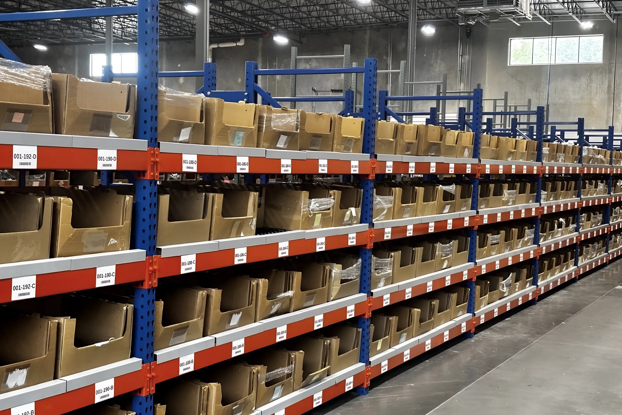 Carton-Flow Dynamic Racking