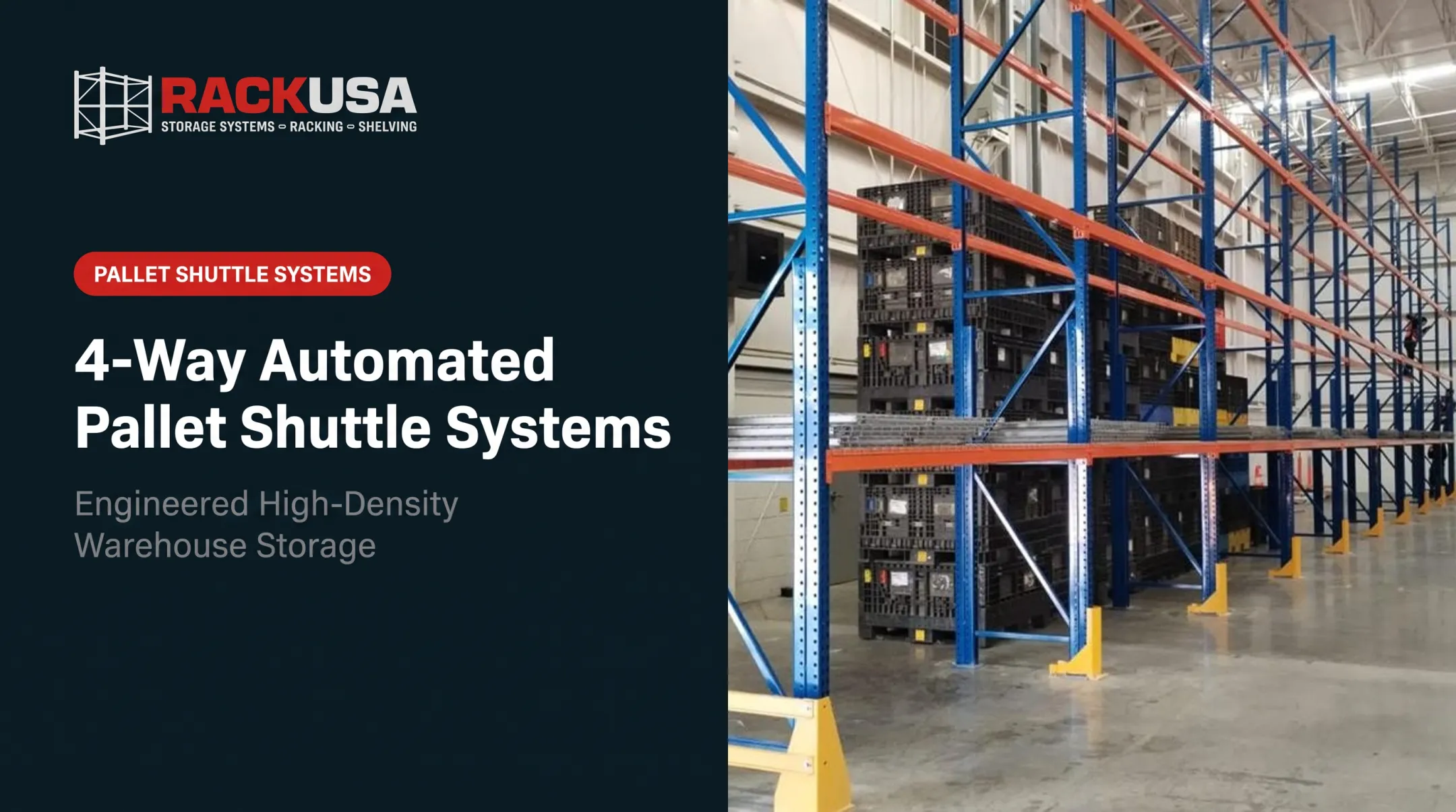 4-Way Automated Pallet Shuttle Systems