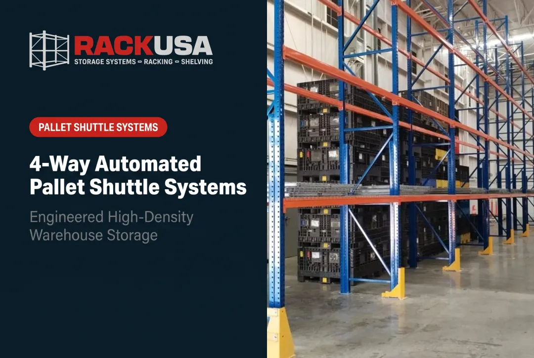 4-Way Automated Pallet Shuttle Systems