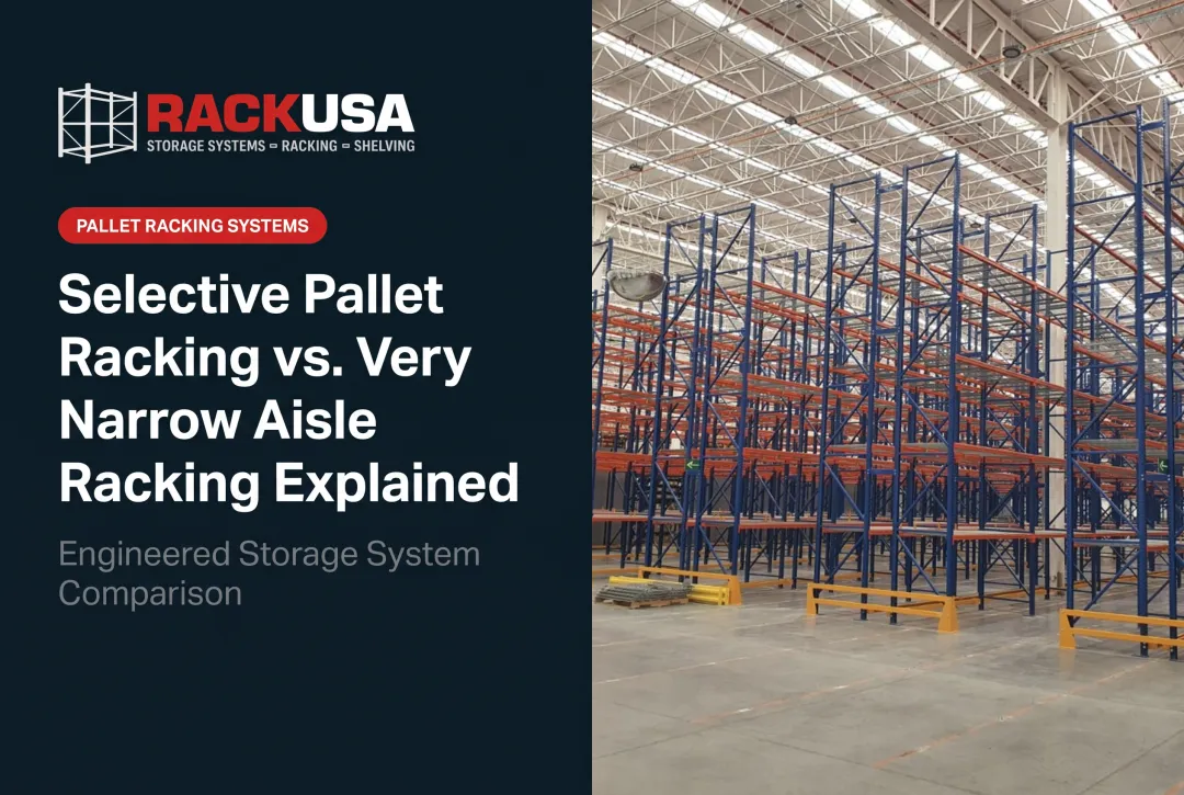 Selective Pallet Racking vs. Very Narrow Aisle Racking Explained
