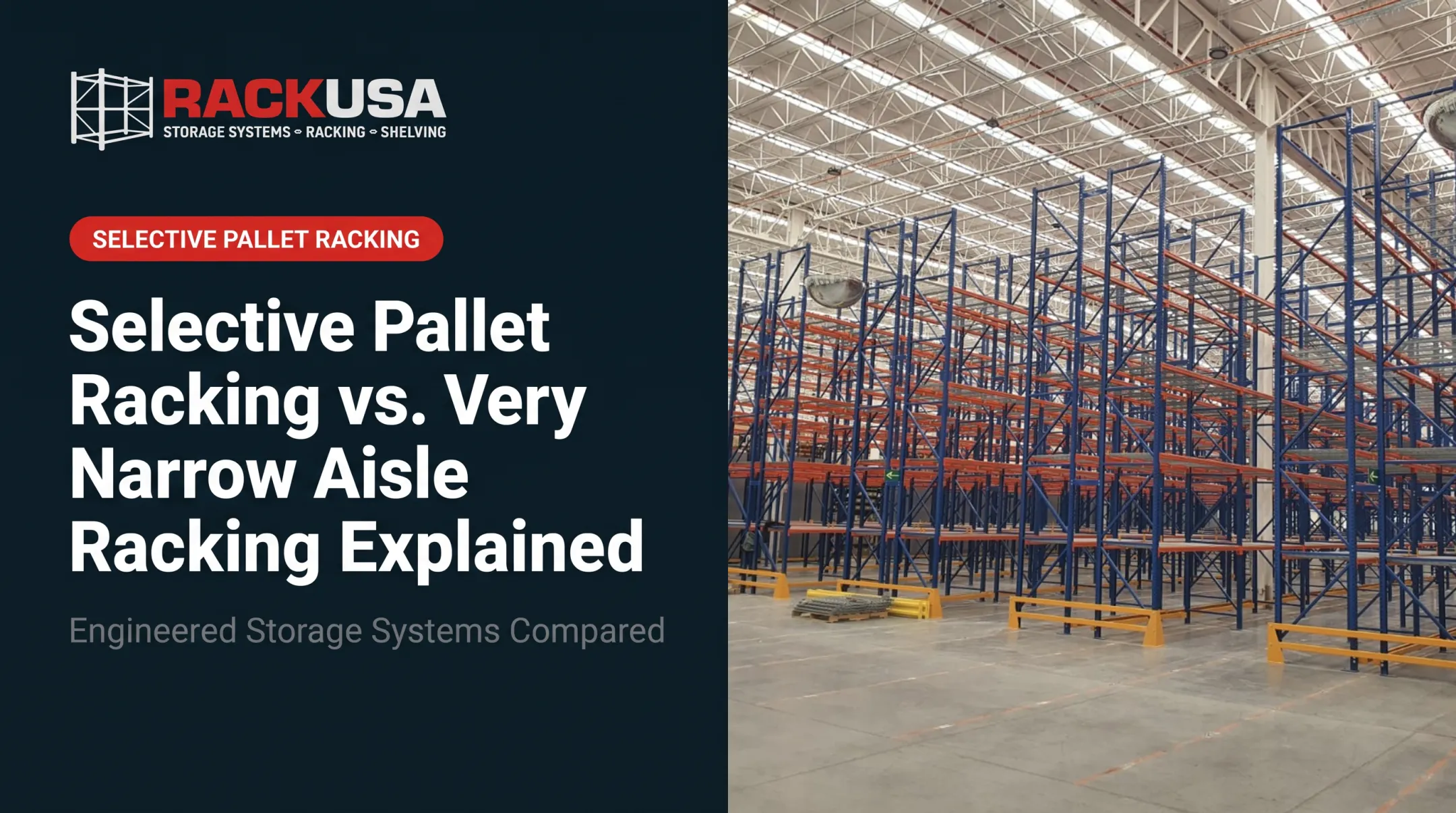 Selective Pallet Racking vs. Very Narrow Aisle Racking Explained