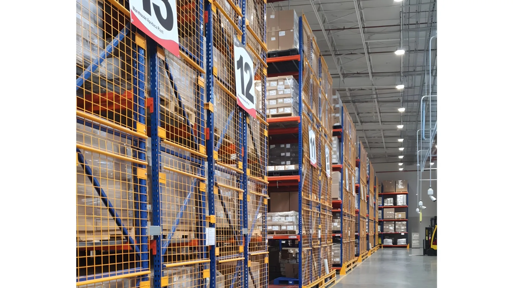 RackUSA engineer inspecting industrial pallet racking system for safety