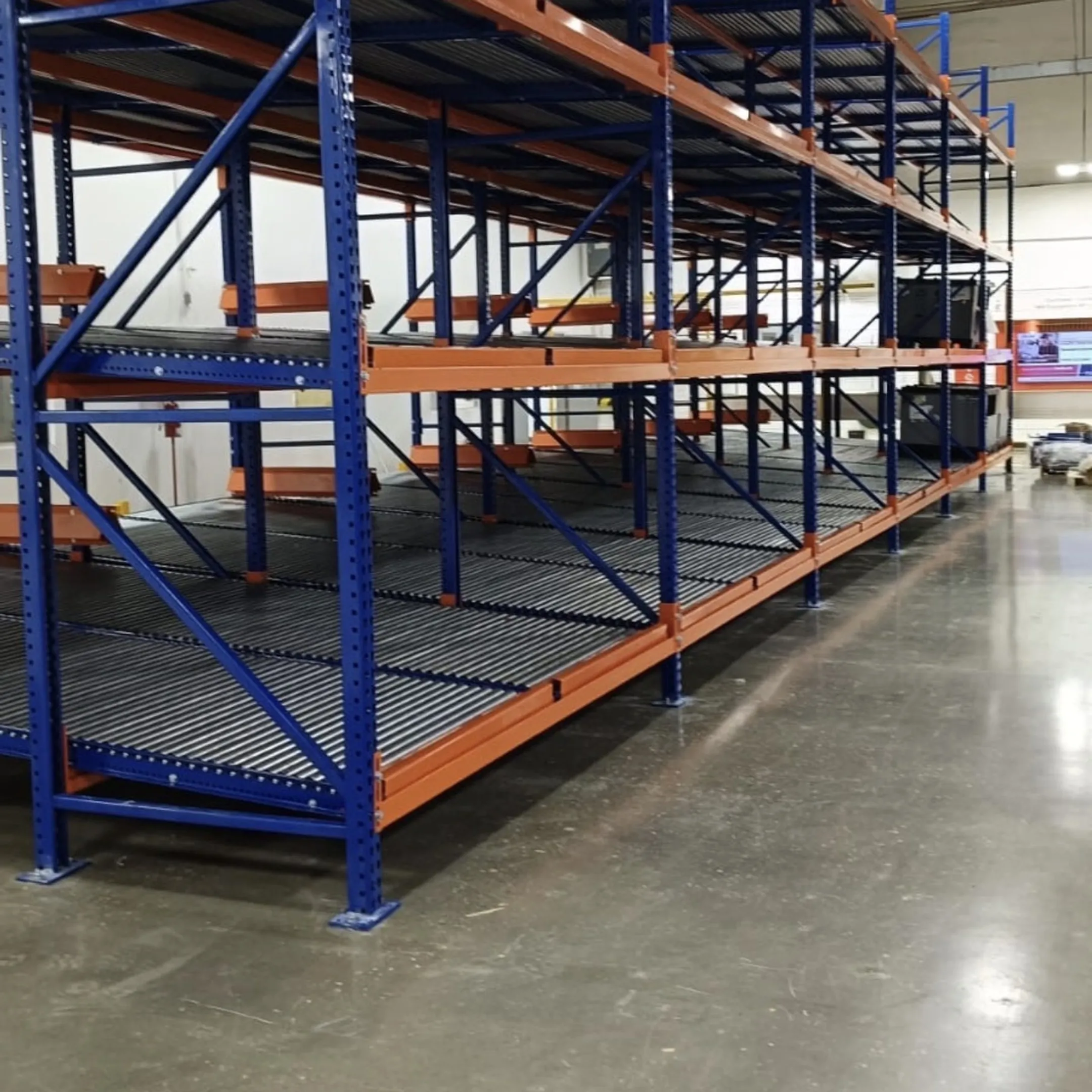 Pallet Flow Rack Mounting Brackets for Secure Installations