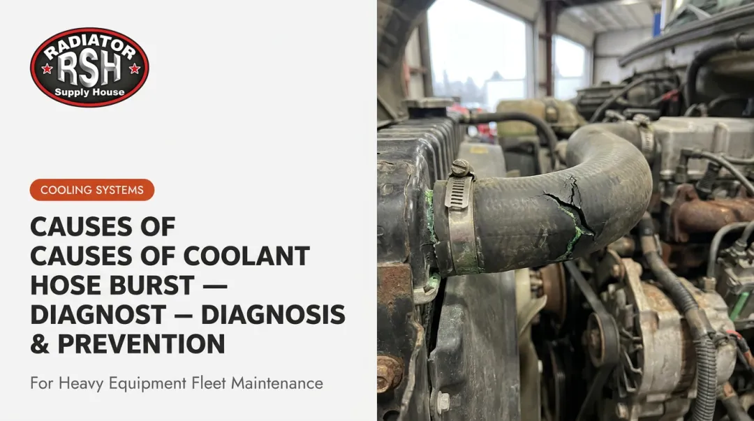 Causes of Coolant Hose Burst — Diagnosis & Prevention