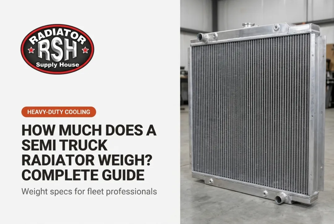 How Much Does a Semi Truck Radiator Weigh? Complete Guide