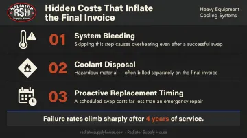 Three hidden radiator hose replacement costs operators miss during budgeting