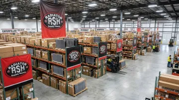 Warehouse inventory of OEM-equivalent AC condensers for heavy equipment