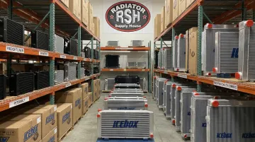 Radiator Supply House inventory of transmission coolers for heavy-duty trucks