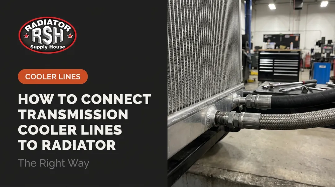 How to Connect Transmission Cooler Lines to Radiator: The Right Way