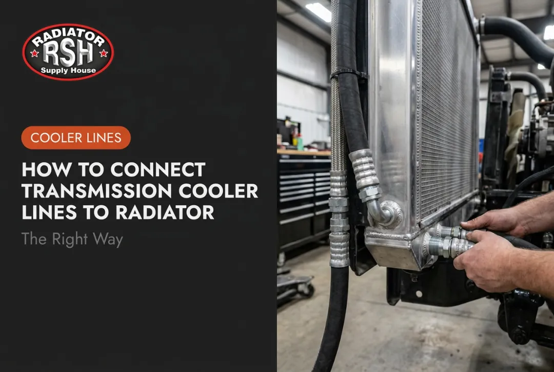 How to Connect Transmission Cooler Lines to Radiator: The Right Way