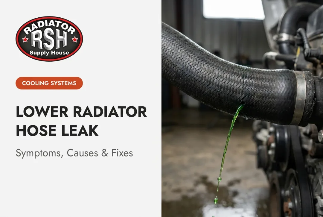 Lower Radiator Hose Leak: Symptoms, Causes & Fixes
