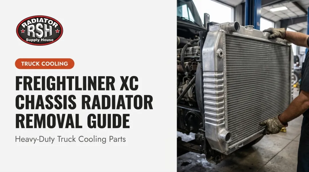 Freightliner XC Chassis Radiator Removal Guide