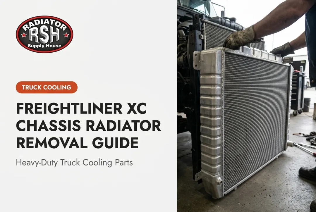 Freightliner XC Chassis Radiator Removal Guide