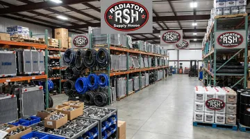 Radiator Supply House inventory of heavy-duty truck cooling system parts