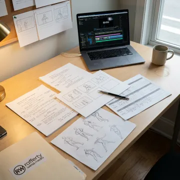 Storyboard and animation production workflow