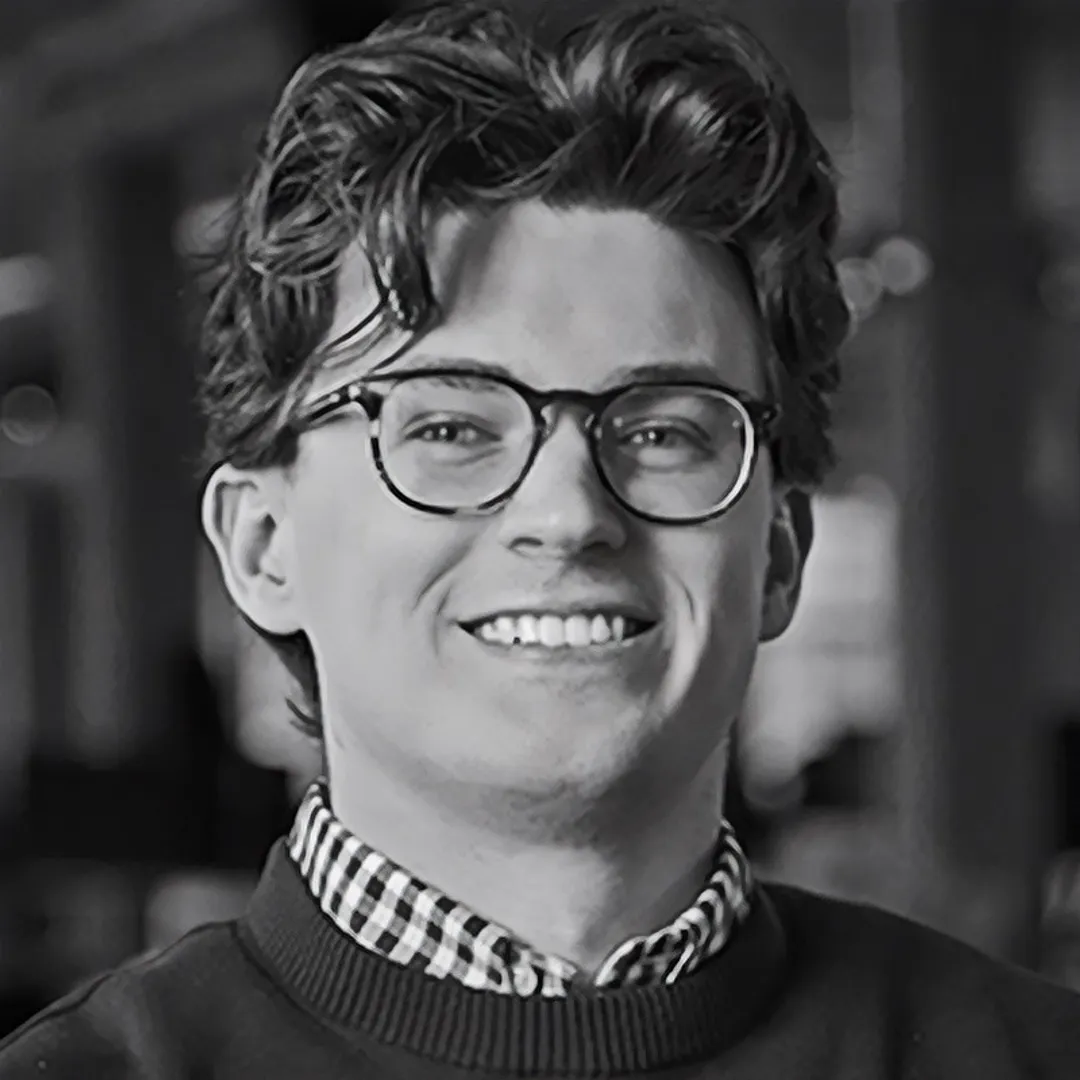 Portrait of Andrew Powers, Junior Editor and Motion Graphics Specialist at RaffertyWeiss Media