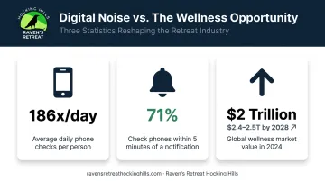 Fashion industry burnout and digital overstimulation statistics data infographic