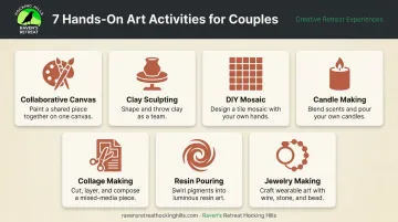Seven hands-on couples art activities overview from painting to jewelry making
