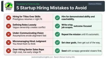 Five common startup hiring mistakes founders make and how to avoid them