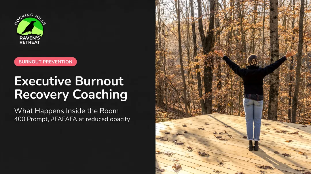 Executive Burnout Recovery Coaching: What Happens Inside the Room