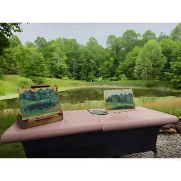 Couples Painting Classes — Paint & Sip Events