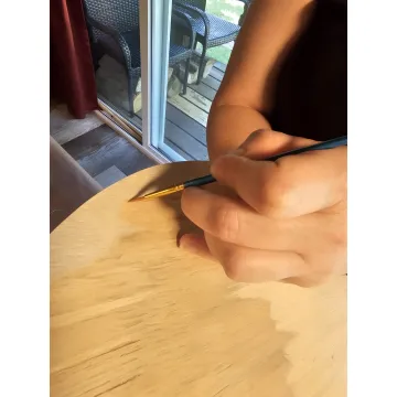 Couple creating art during a retreat workshop
