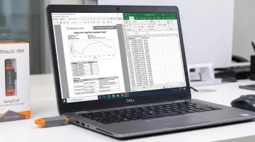 Realog View TempTrail data logger generating automatic PDF and CSV compliance reports