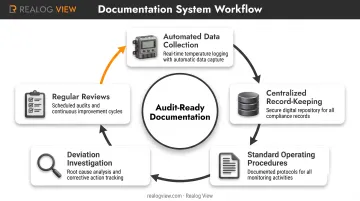 Cold chain documentation protocol five-component system for audit-ready compliance records