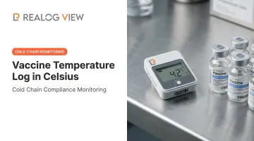 Vaccine Temperature Log in Celsius