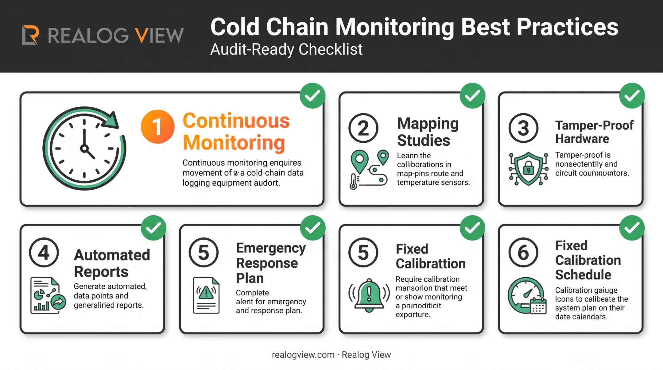 Six best practices checklist for pharmaceutical temperature monitoring implementation