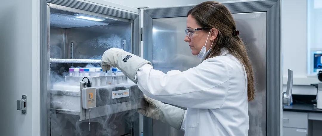 Cryogenic ultra-low temperature storage monitoring