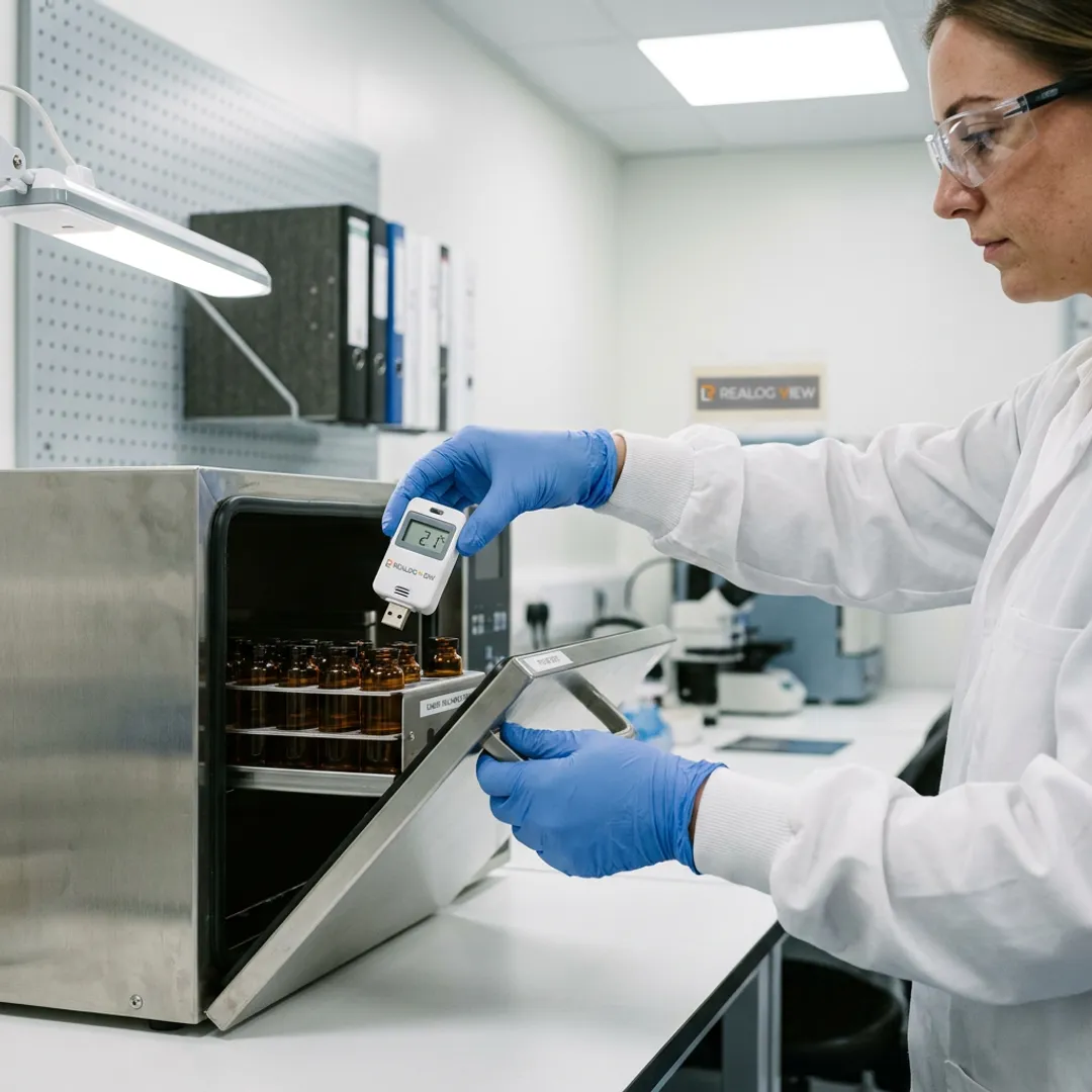 Pharmaceutical clinical research temperature monitoring