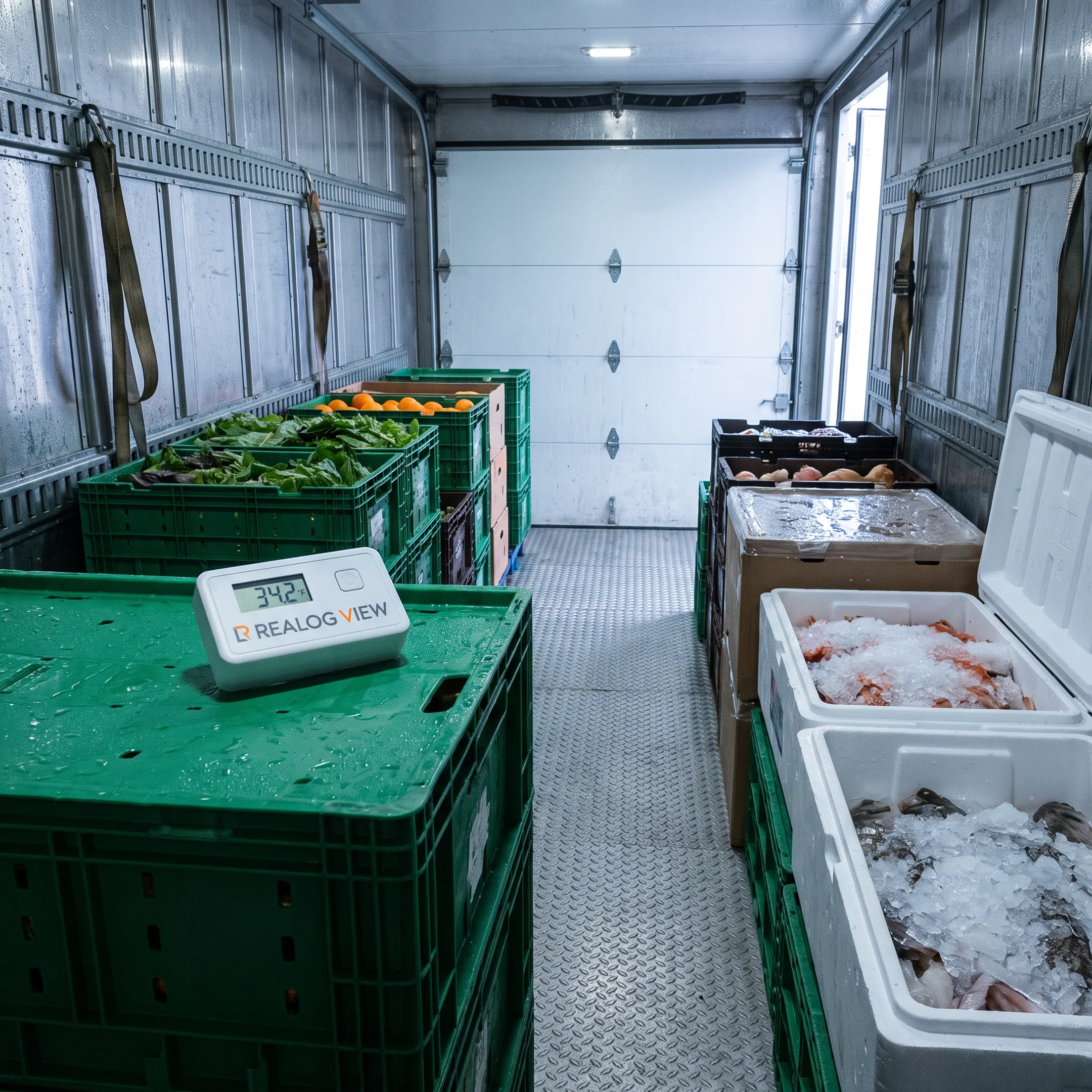 Food and beverage transport monitoring