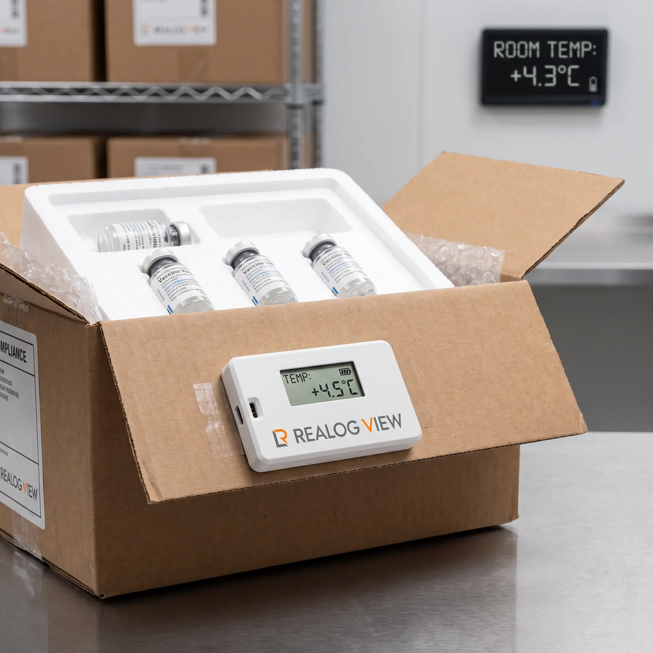 Pharmaceutical cold chain monitoring