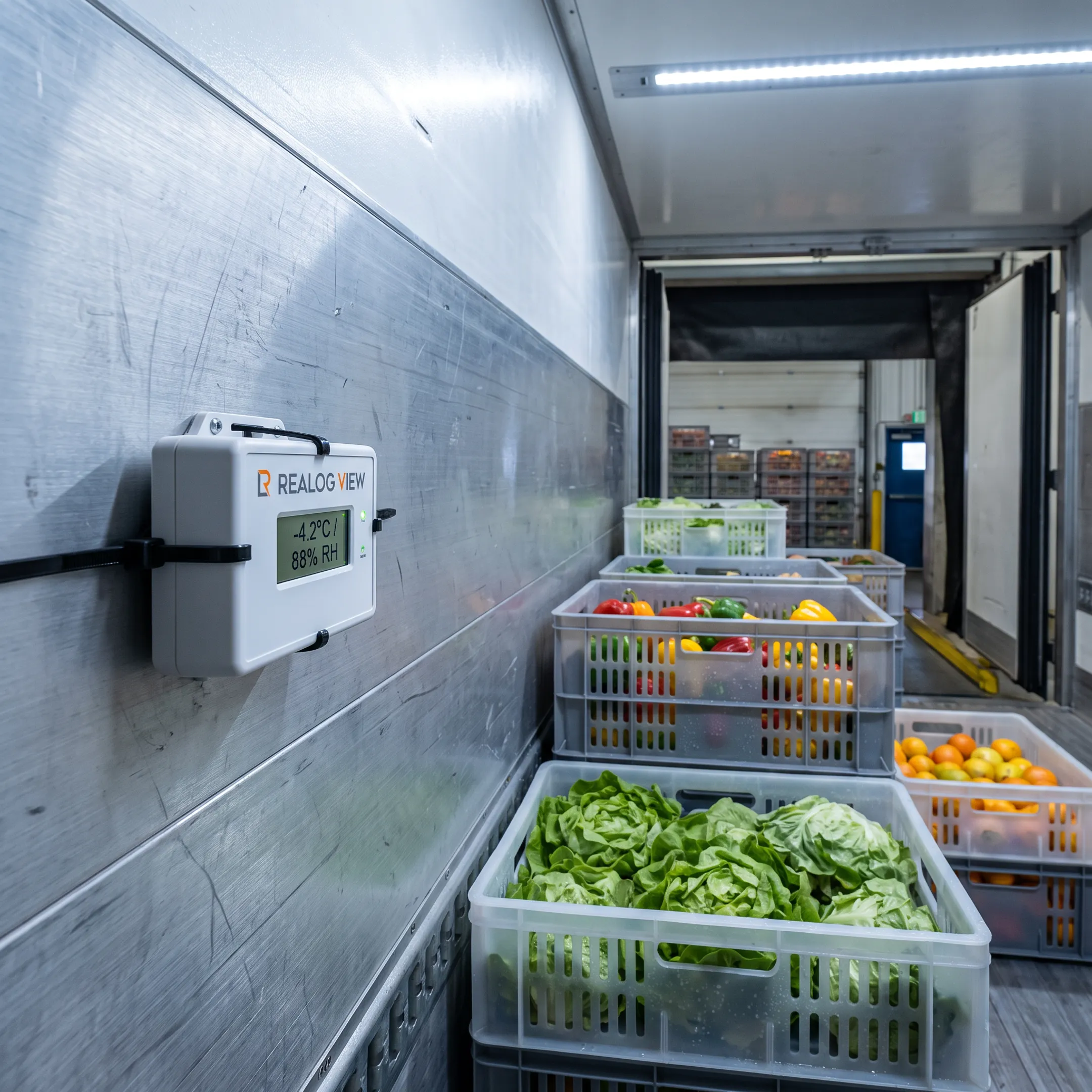 Food logistics monitoring