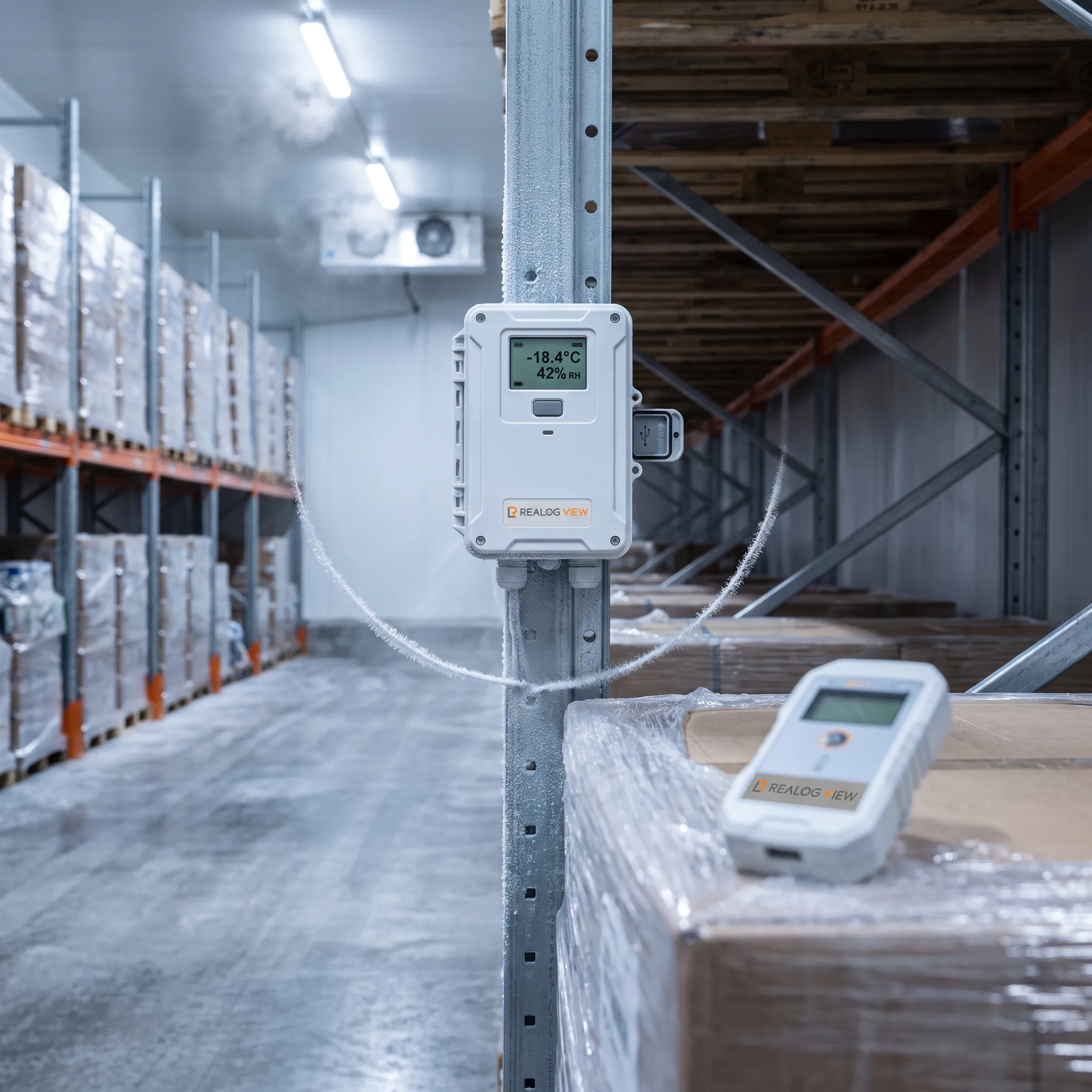 Warehouse refrigeration monitoring