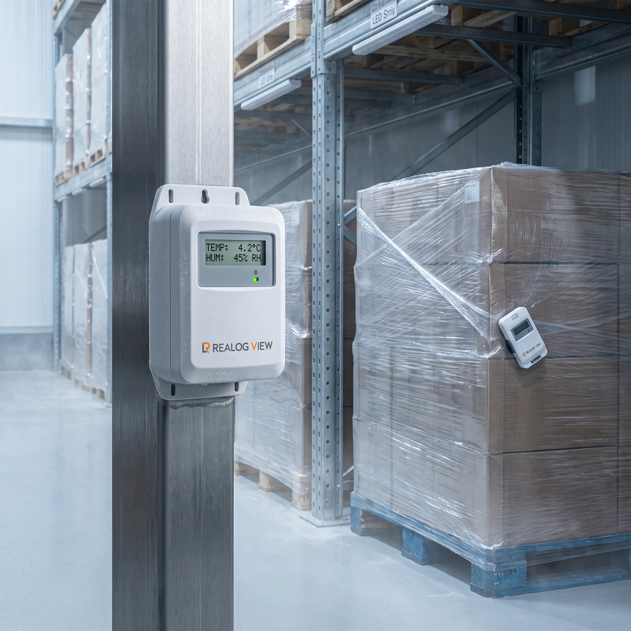 Warehouse facility temperature monitoring