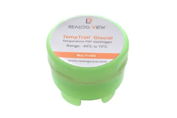 TempTrail™ Glacial with Display (Cryo/Ultra-low Dry Ice Temperature Datalogger with Display)