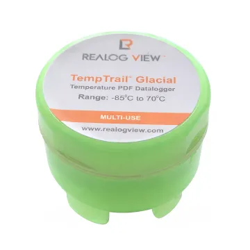 TempTrail™ Glacial
(Cryo/Ultra-low Dry Ice Temperature Datalogger)