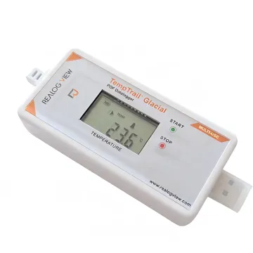 TempTrail™ Glacial with Display (Cryo/Ultra-low Dry Ice Temperature Datalogger with Display)