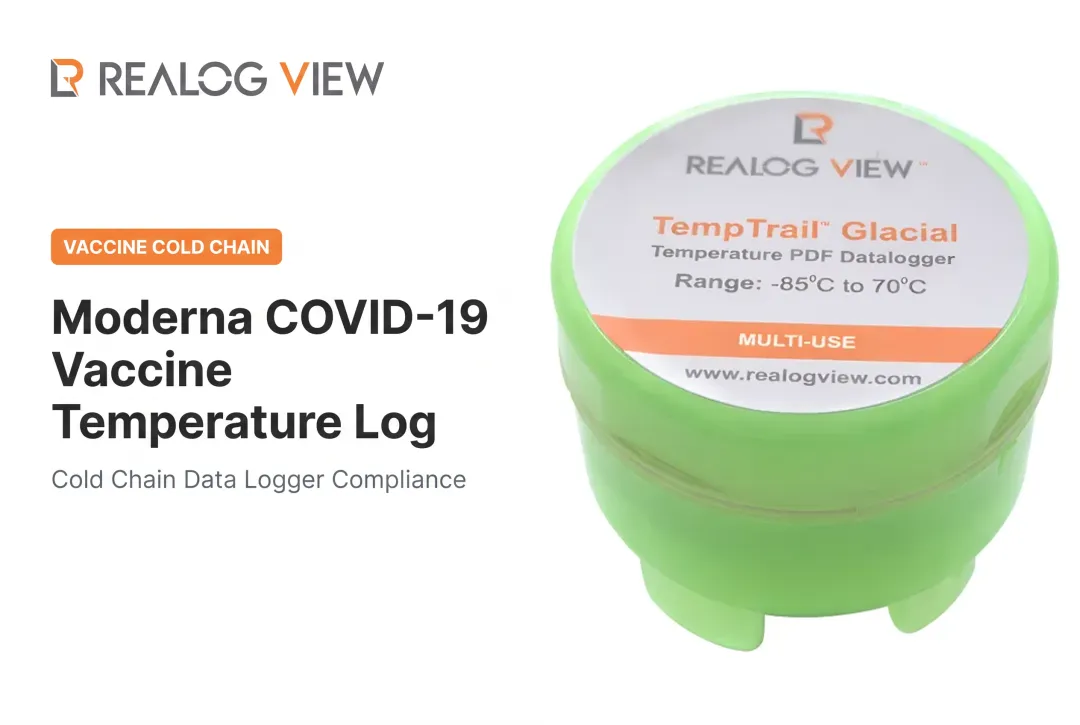 Moderna COVID-19 Vaccine Temperature Log