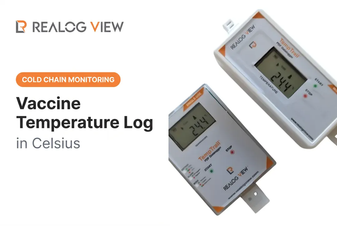 Vaccine Temperature Log in Celsius